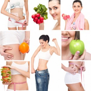 Healthy lifestyle collage
