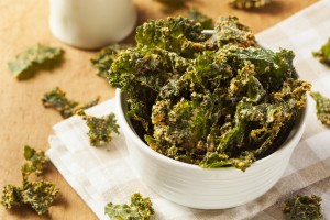 Homemade Green Kale Chips